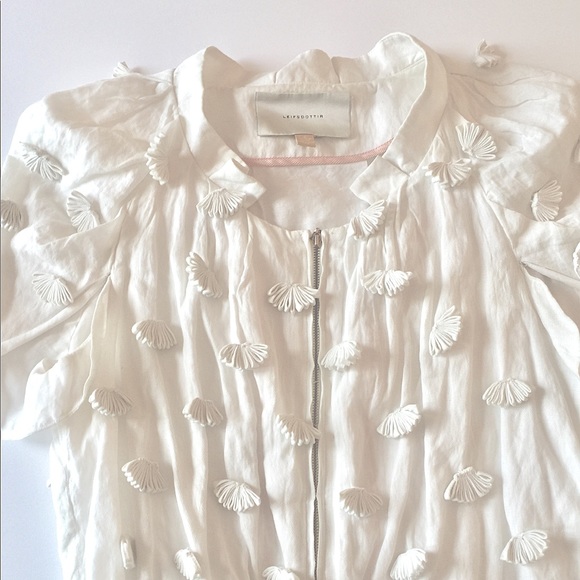 leifsdottir Tops - Anthropologie Leifsdottir 8 Linen Bow Jacket